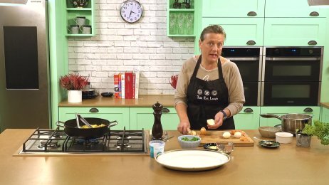Performance Cooking with Rachel Muse: Smoked Salmon Kedgeree (Planet Eat)
