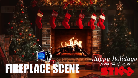 FIREPLACE  - HOLIDAY VIDEO LOOP - TV ART